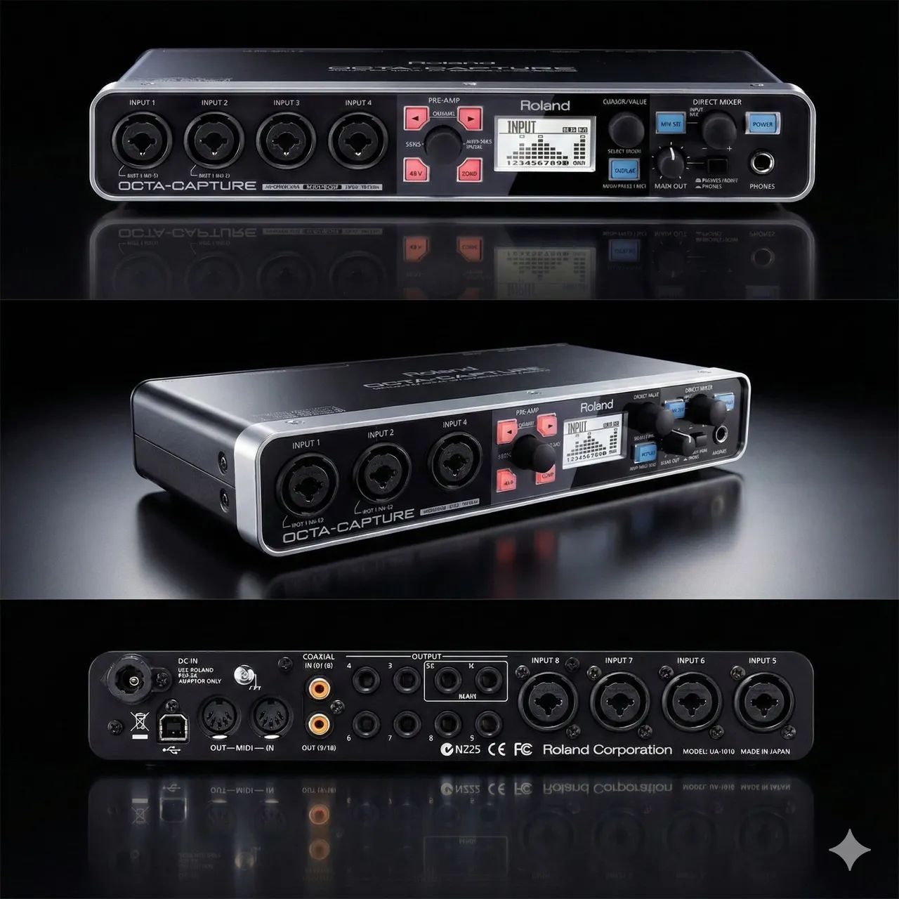 Interface de Áudio Profissional Roland Octa-Capture - Qualidade de