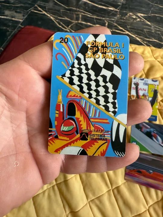 Cartões Telefônicos Antigos de Fórmula 1 - Coleção - Foto 2