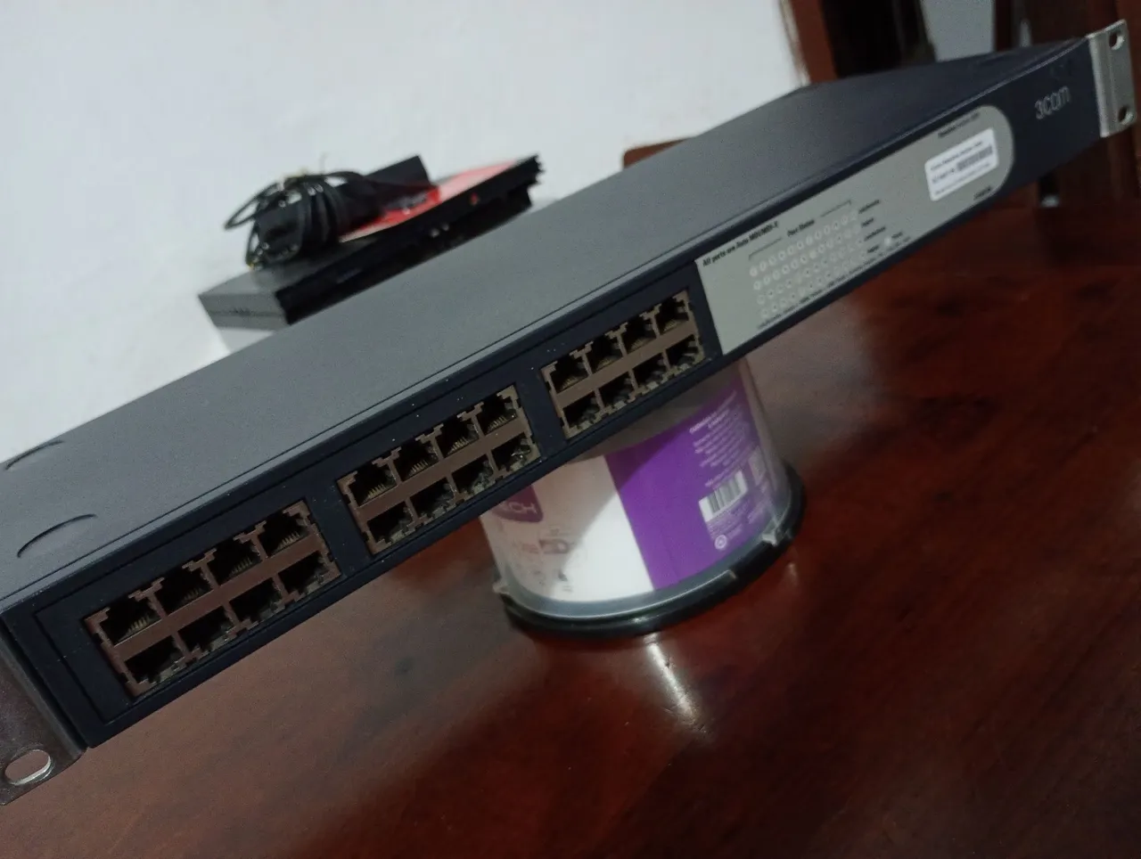 Switch de Rede 3Com 24 Portas