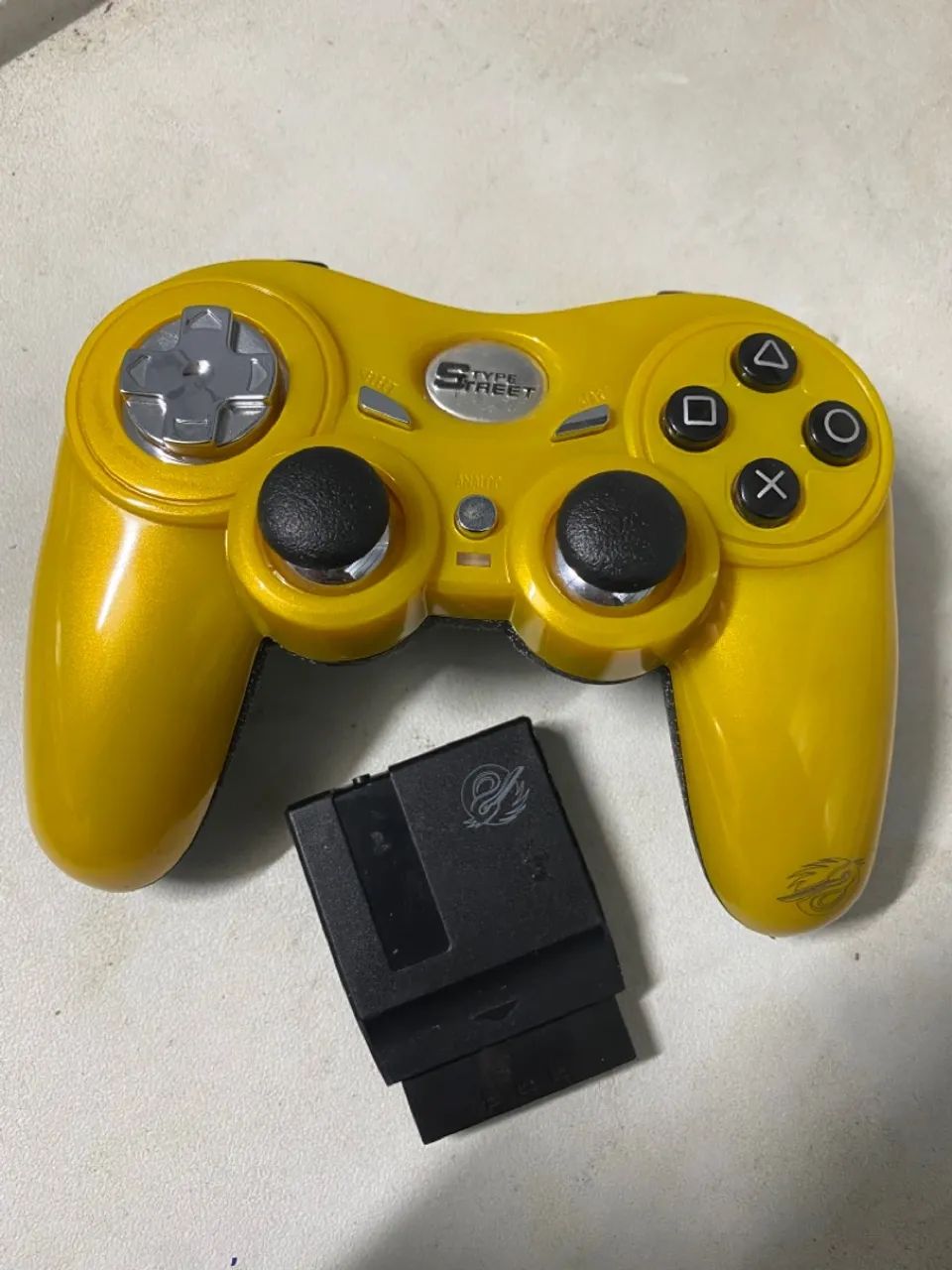 VOLANTE + PEDAL + 3 CONTROLES ( 1 sem fio)  GAME PS1, PS2 - Foto 5