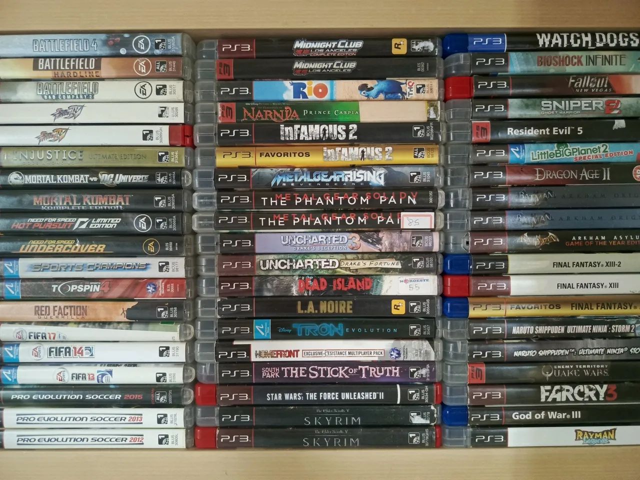 Coleção de jogos PS3 - Diversos títulos64300200985474121