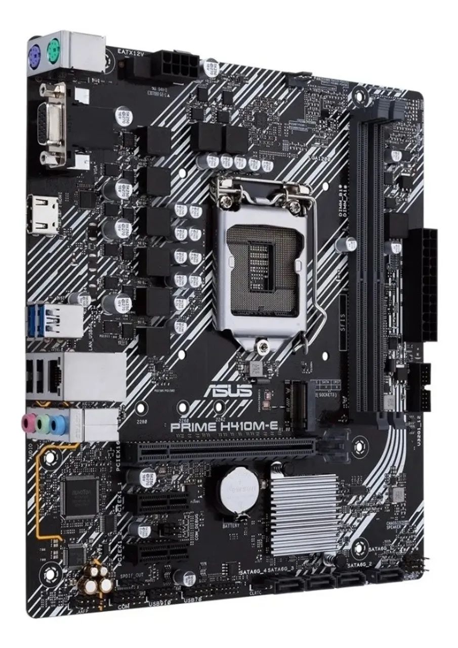 PLACA MÃE ASUS H410M-E DDR4 X2 - Foto 4