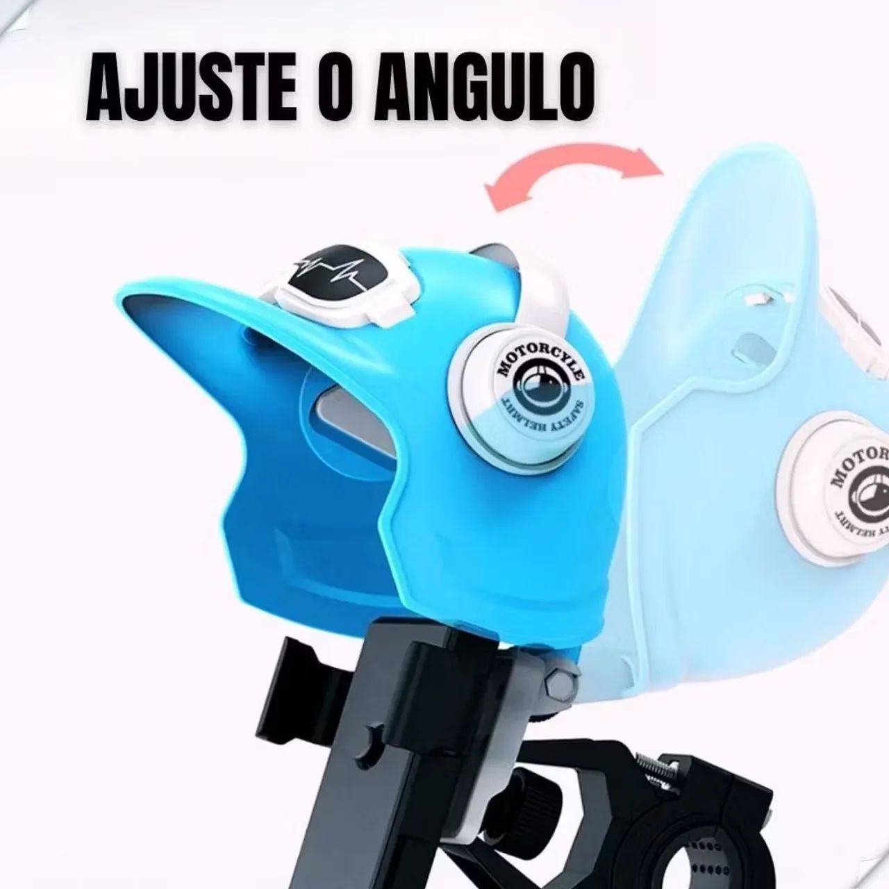 Suporte Para Telefone Celular De Motocicleta Com Capacete E Navegação - Foto 2