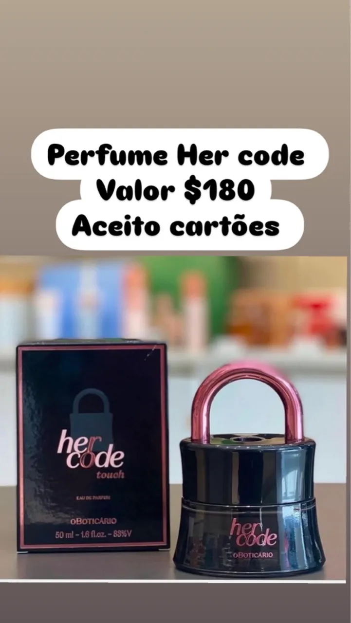 Perfume Her Code Touch - O Boticário
