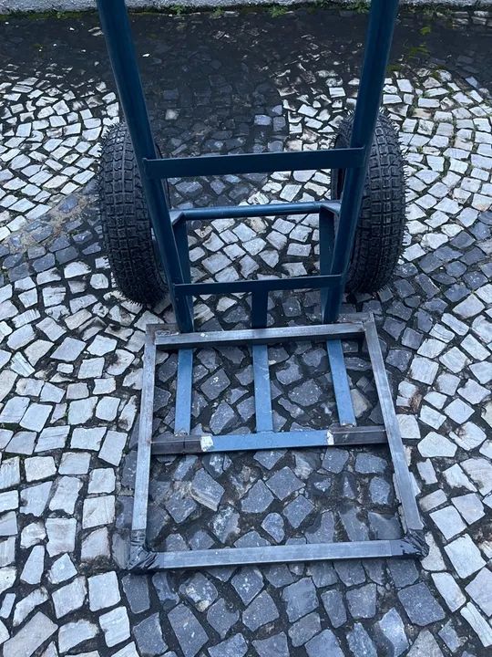 Carrinho de carga grande resistente  - Foto 6