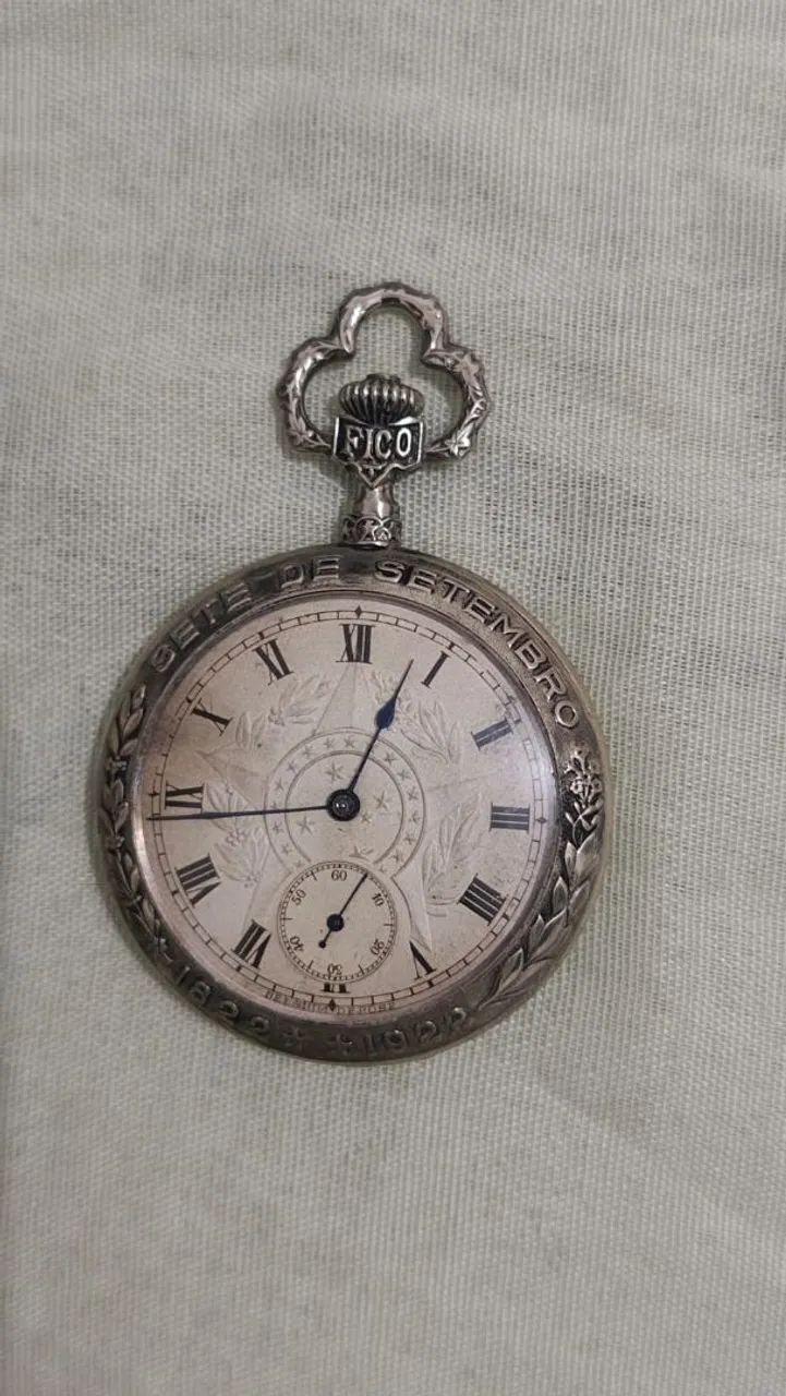 Relógio original de bolso antigo perfeito funcionamento64639805396353121