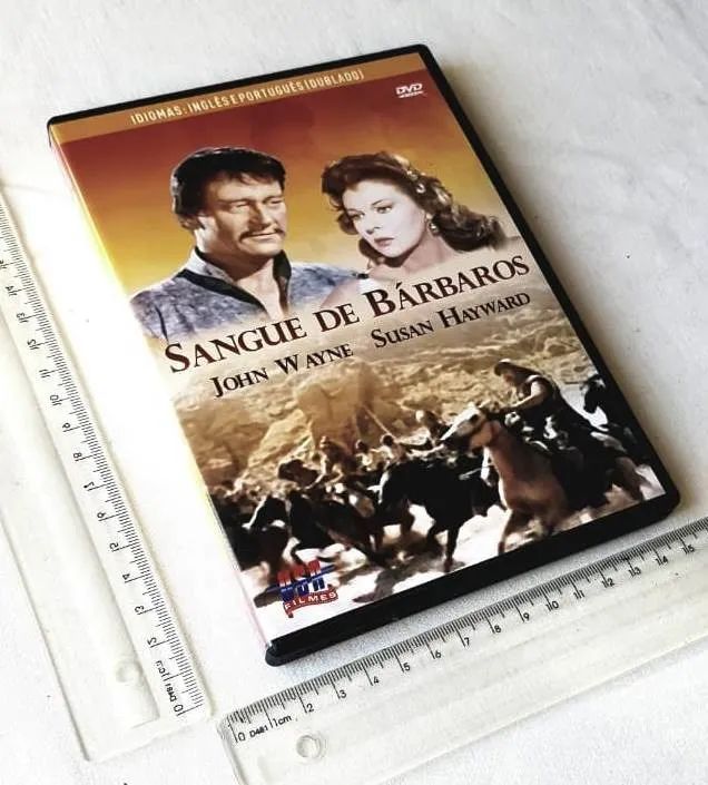Dvd Original - Filme - Sangue de Bárbaros - John Wayne - Foto 2