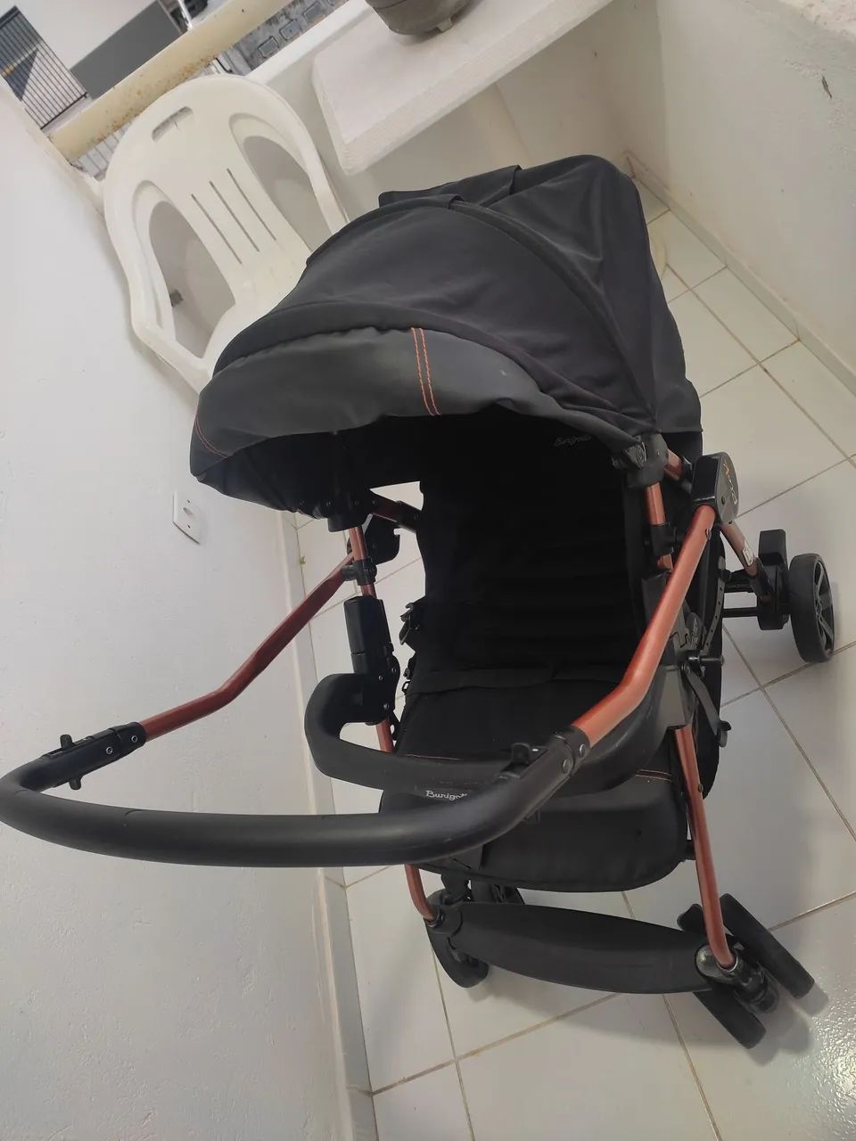 Carrinho de bebê + bebê conforto  - Foto 6