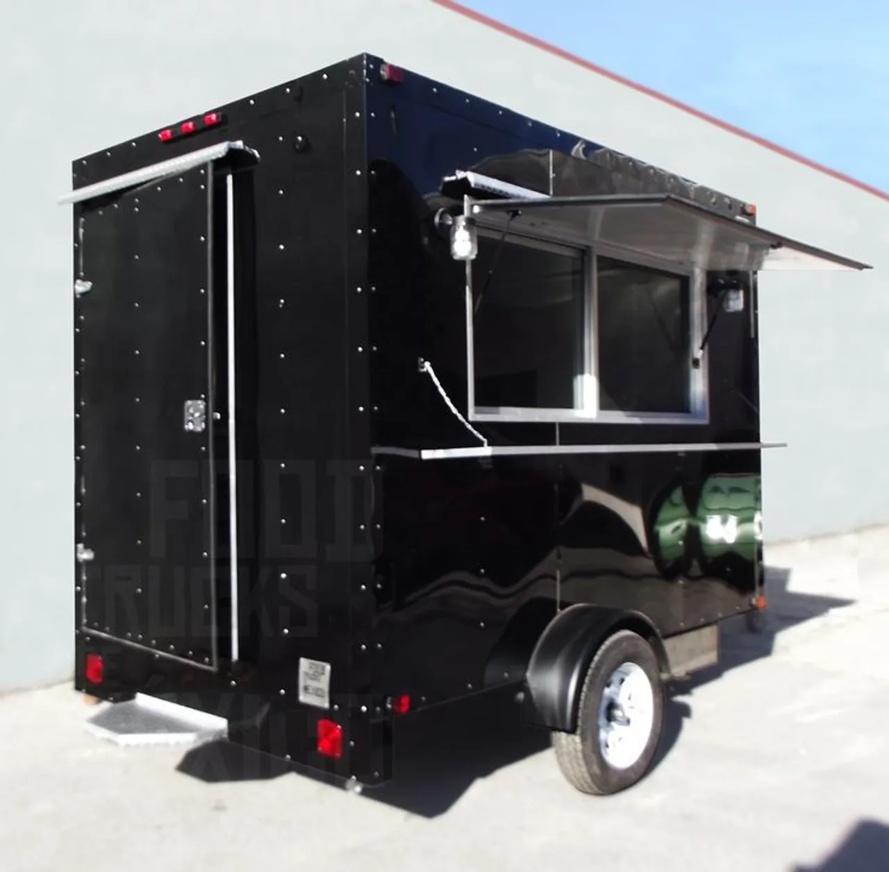 Food Truck Trailer - Preto
