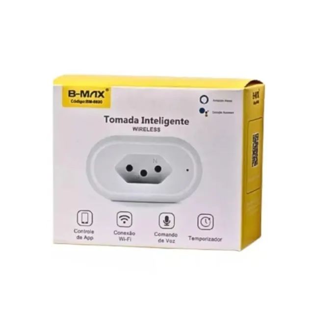 Tomada Inteligente Wifi Smart Plug Bivolt B-max Bm-8690 para Alexa Nova Loja Coimbra  - Foto 2