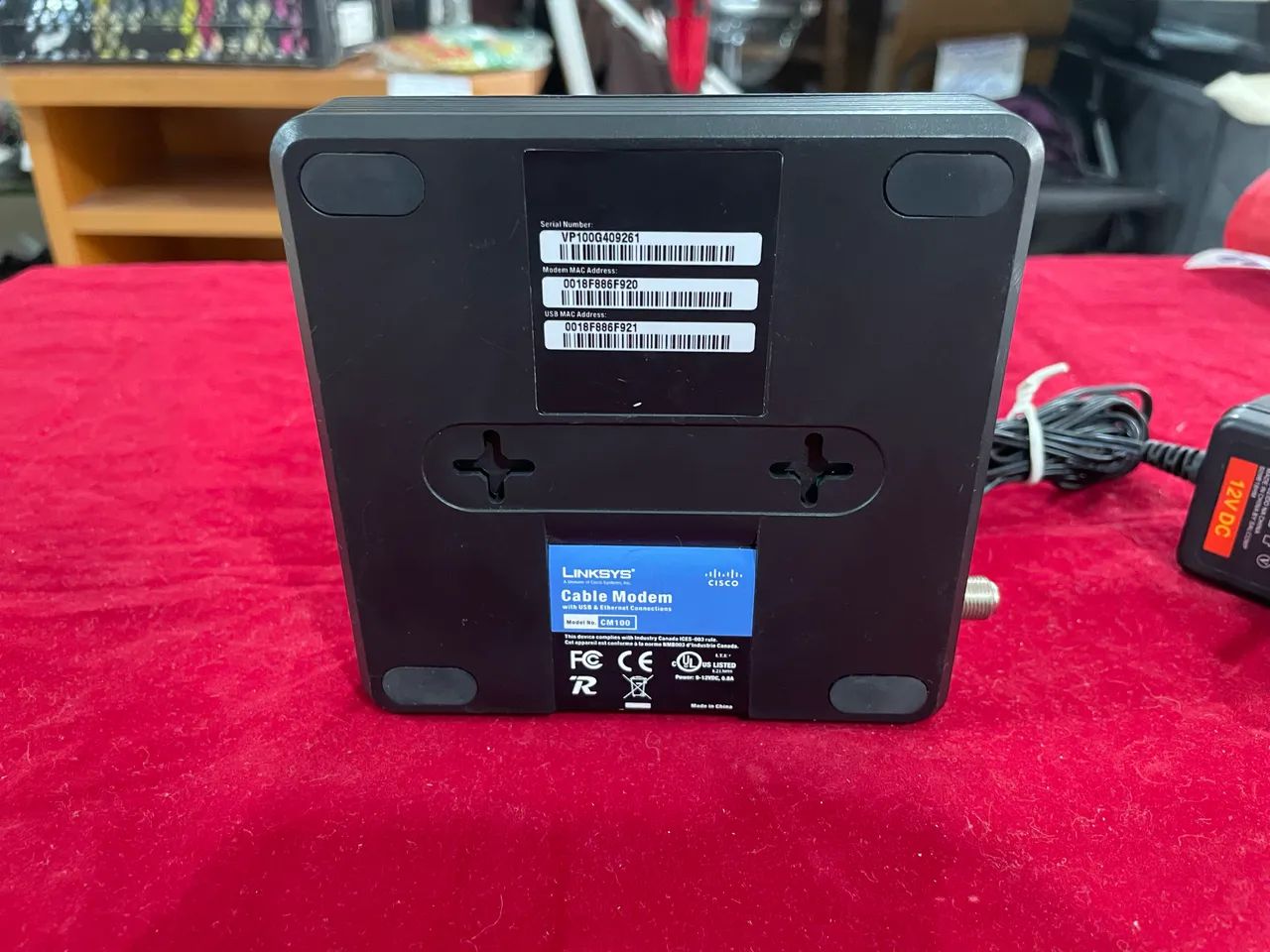 Modem Roteador Ethernet/USB Linksys - Foto 3