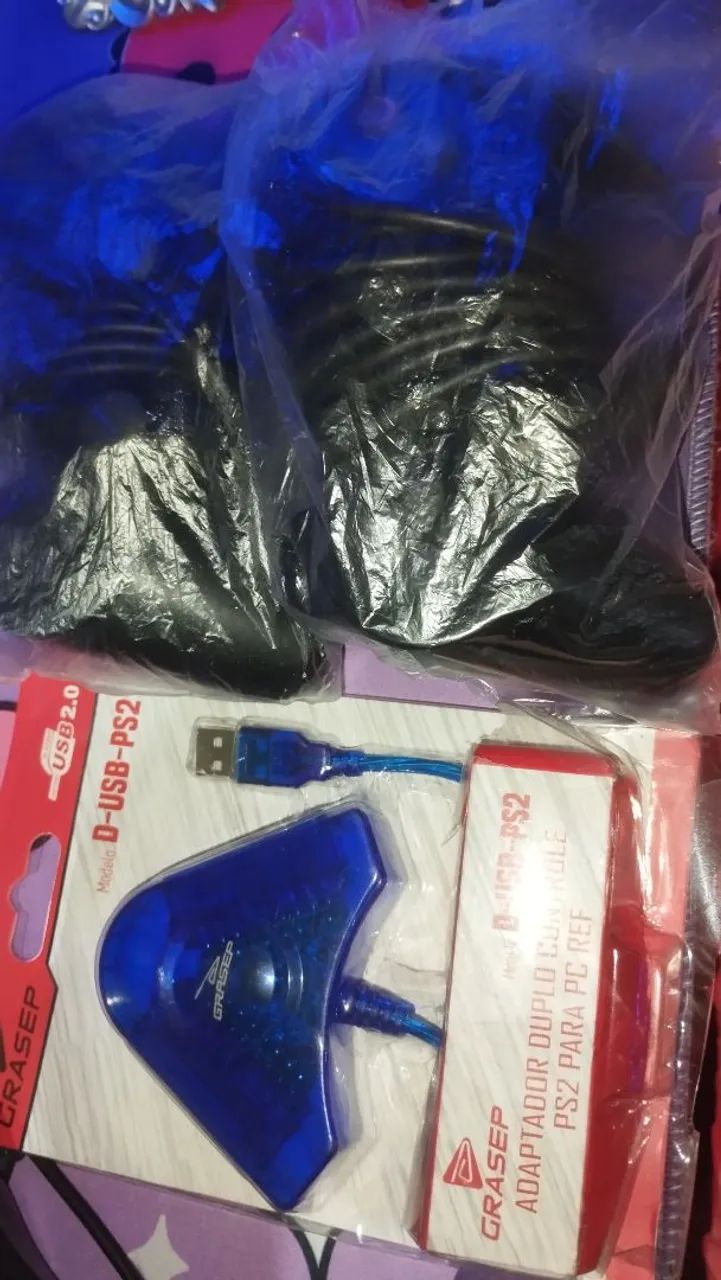 KIT PS2 (KIT PS2 (ADAPTADOR PARA PC+ 2 CONTROLES PS2) - Foto 3