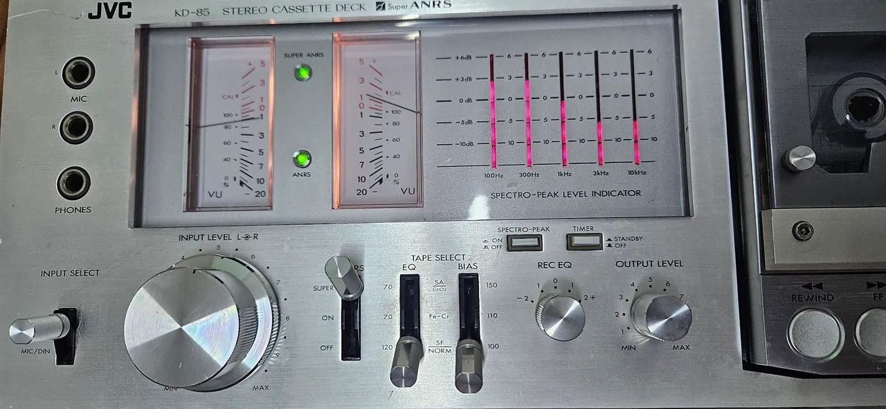 Tape Deck JVC KD-85 ( mesmo Gradiente CD-1 ) - Foto 2