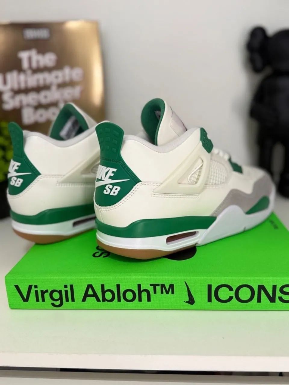 Tênis jordan 4 sb pine green - Foto 4
