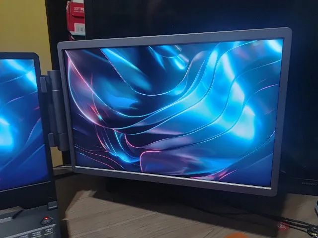 Monitor Portátil 14 Polegadas Extensor Segunda Tela Para Notebook 2K Som Embutido - Foto 4