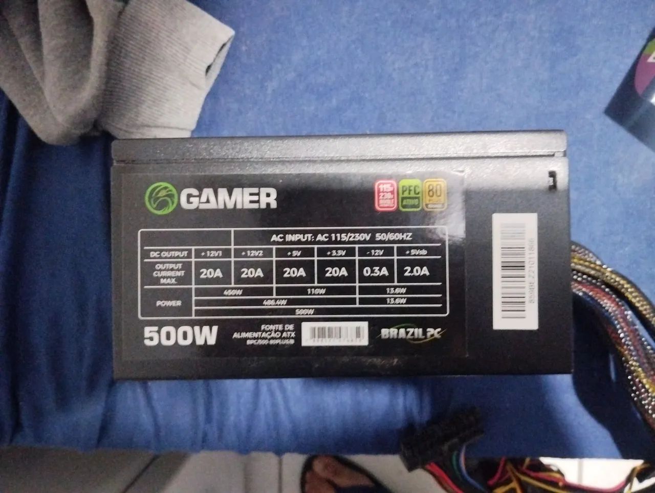 Fonte Brazil Pc 500w 80plus