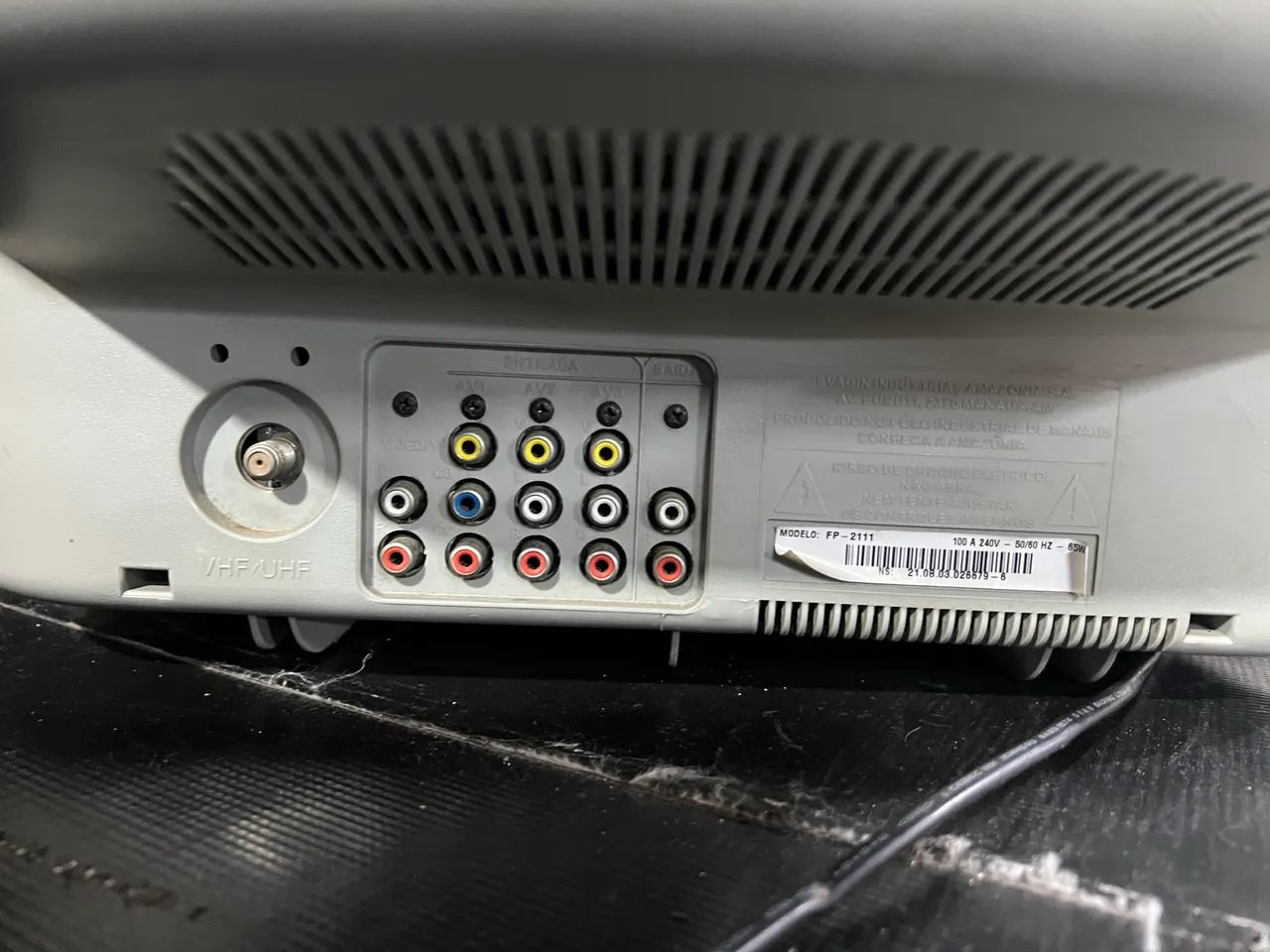 Tv de Tubo Aiko CRT 21 Polegadas Flat Pro FP-2111 - Foto 5