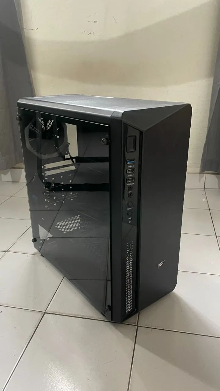 Gabinete NOX Infinity Atom, Mid Tower, Lateral em Vidro Temperado