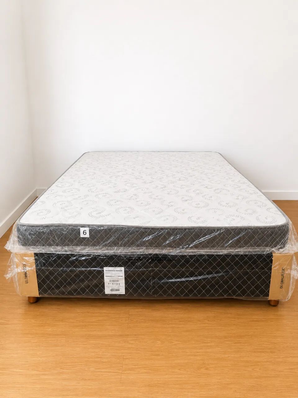 Conjunto Box Base + Colchão Casal D20 14cm - Novo - Foto 5