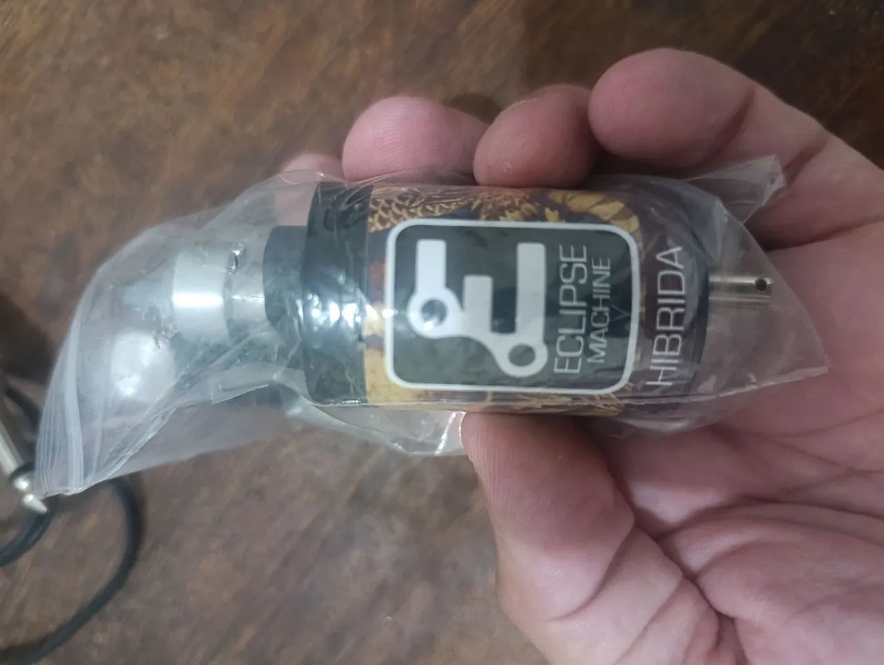 Máquina de tatuagem eclipse híbrida + fonte + pedal + cabo  - Foto 3