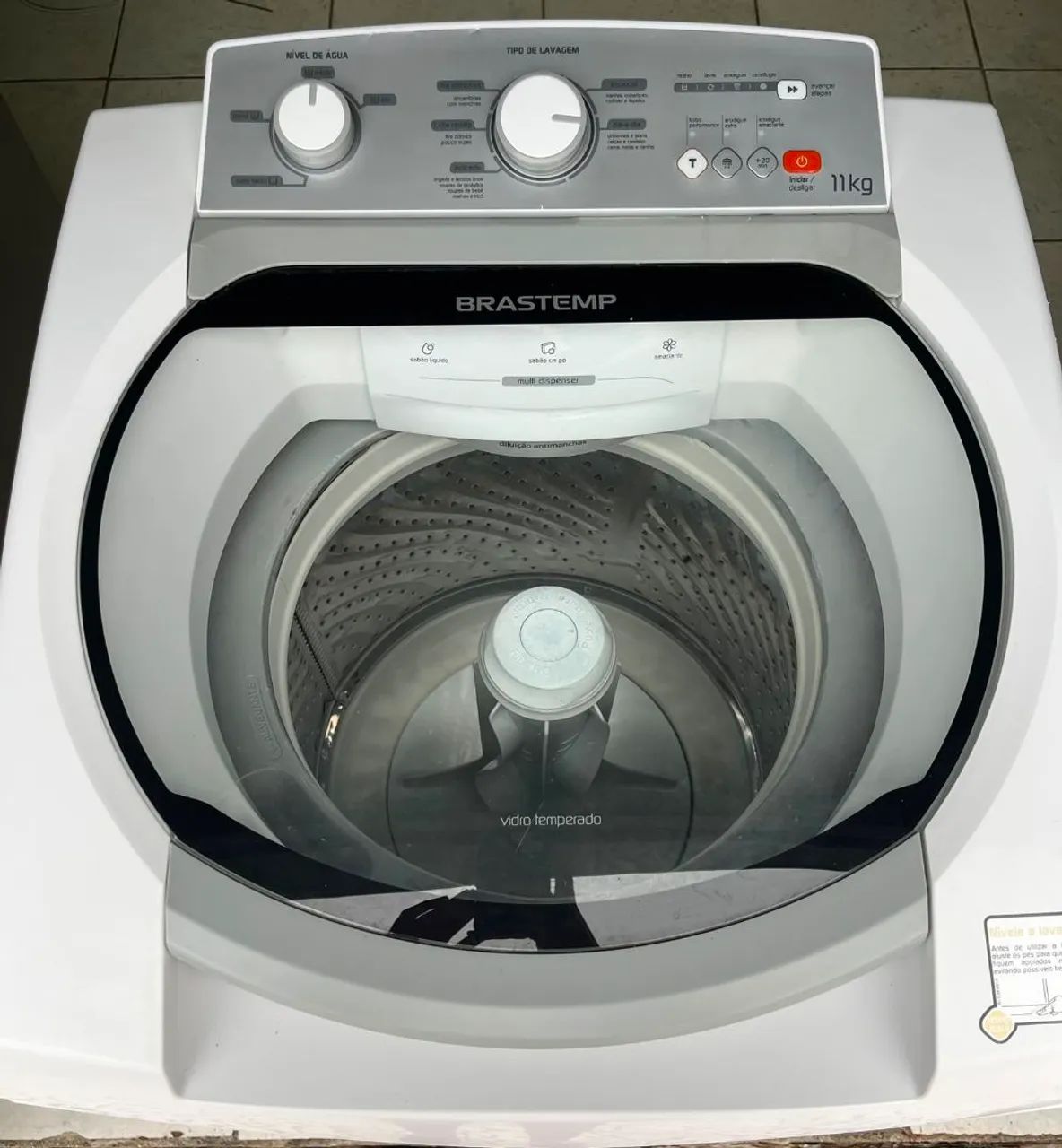 Máquina de lavar revisada 