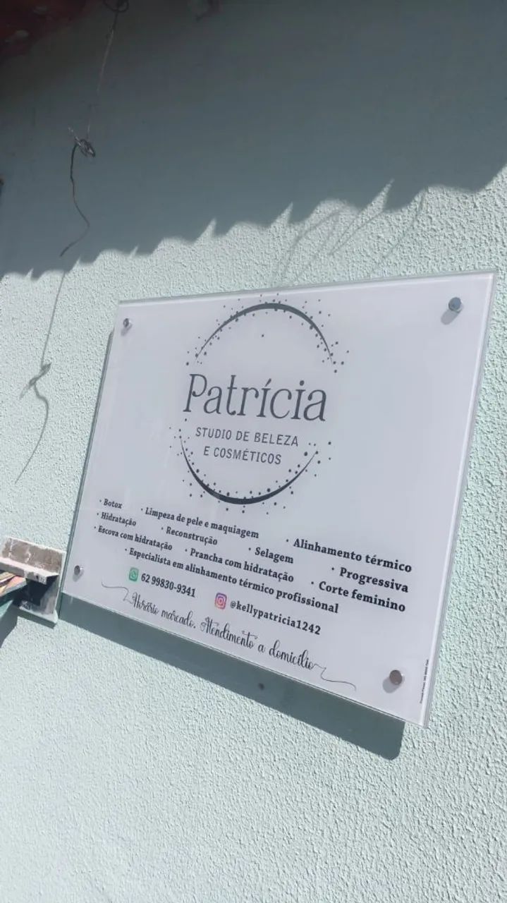 Placa comercial com logomarca CNPJ Endereço - Foto 3