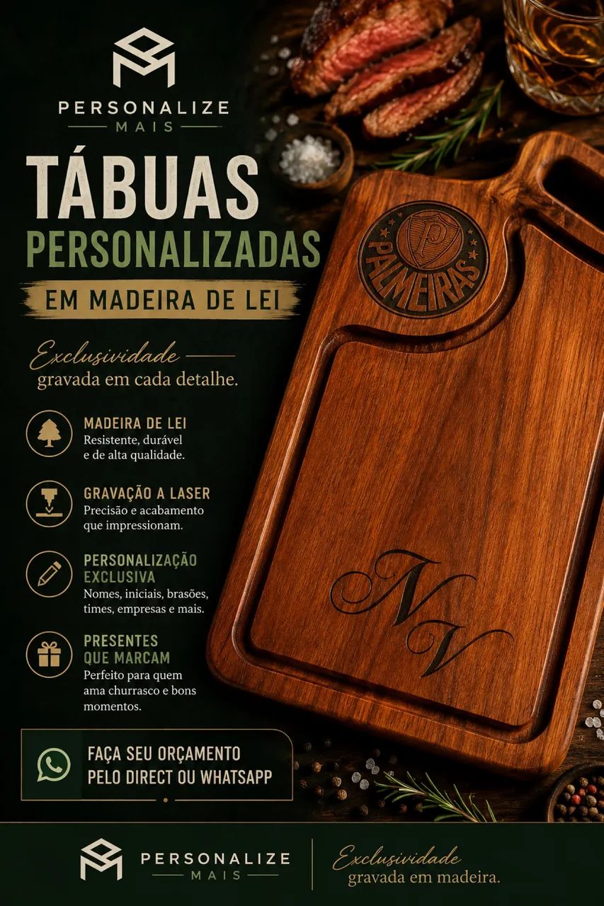 Tábuas personalizadas