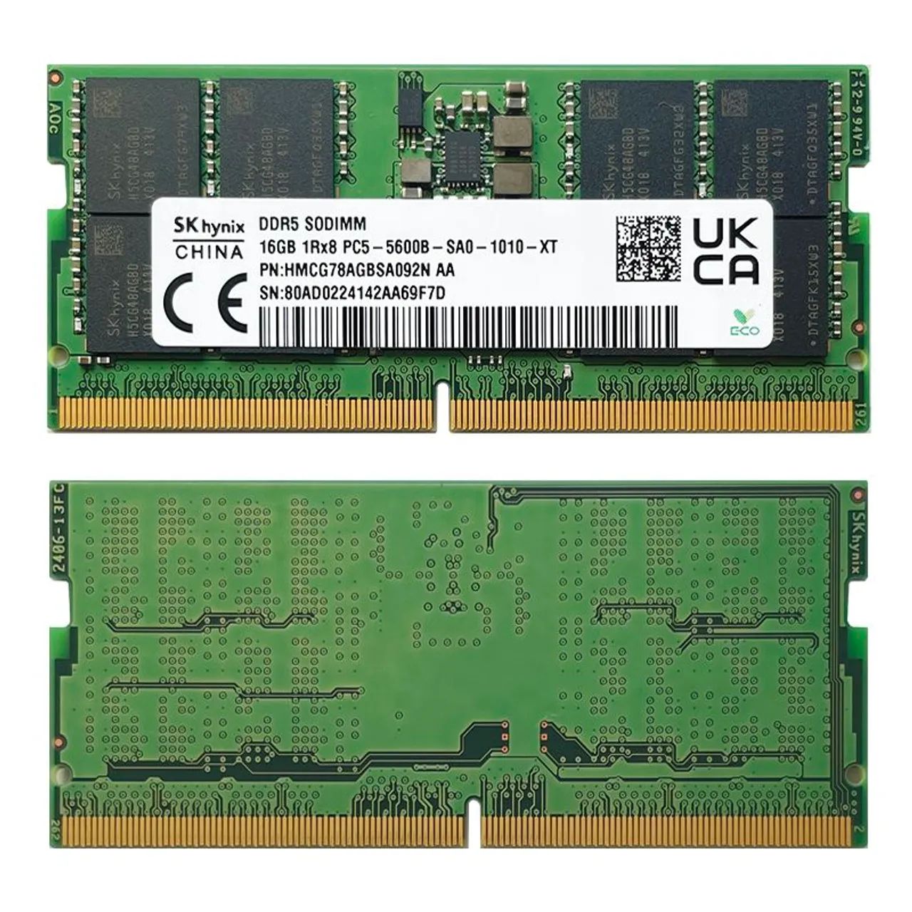SK hynix DDR5 16GB メモリー Memória 16gb notebook sk hynix ddr5 5600mhz - Memória RAM - Maria