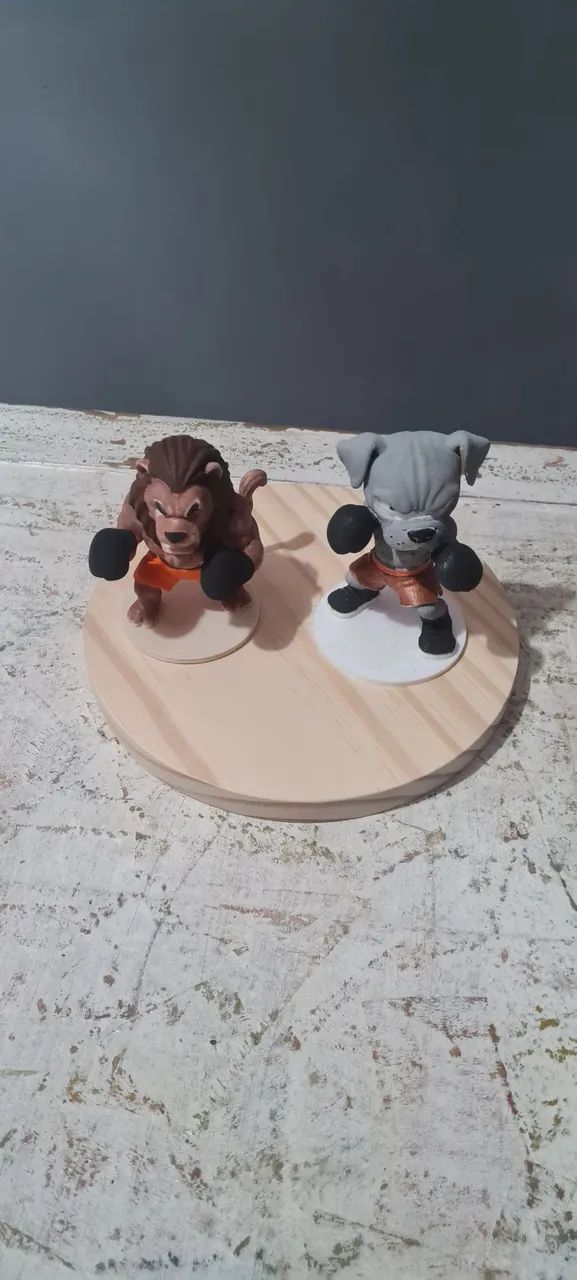 Lote de bonecos lutadores boxe - Foto 4