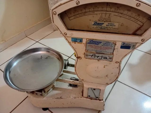Balança Arja para 10 Kg antiga funcionando perfeitamente - Foto 3