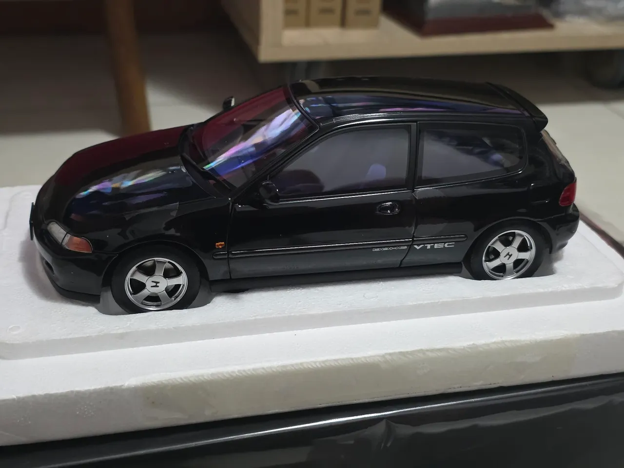 1/18 HONDA CIVIC typeR ブラック EBBRO 81067 Miniatura 1.18 Honda civic type r Ebbro Premium Collection