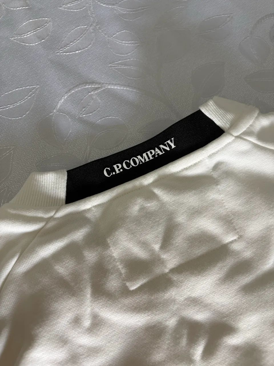 Moletom CP Company Crewneck Sweatshirt Branca - Foto 4