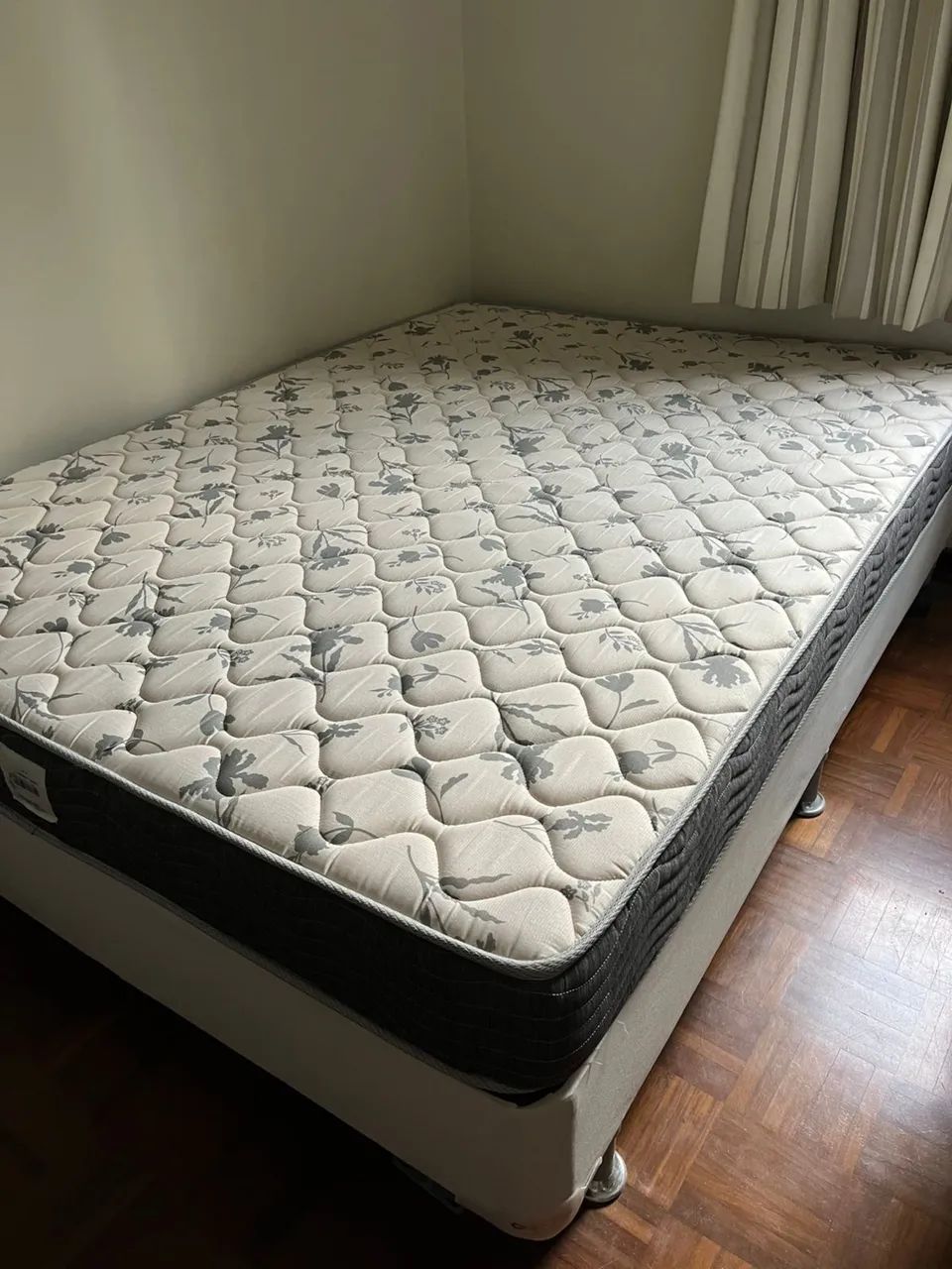 Cama casal box + Colchão Ortobom - Foto 2