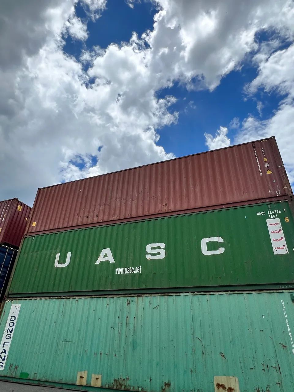 Container reforçado e transporte 