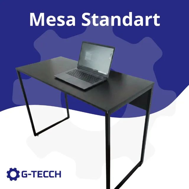 Mesa Industrial 1m NOVA Birô Multiuso para Computador Notebook de Estudo Escritório Gamer