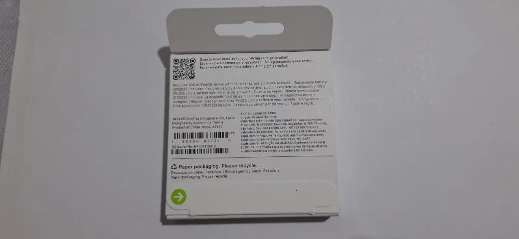 Air Tag 2ª Geração Nova Lacrada