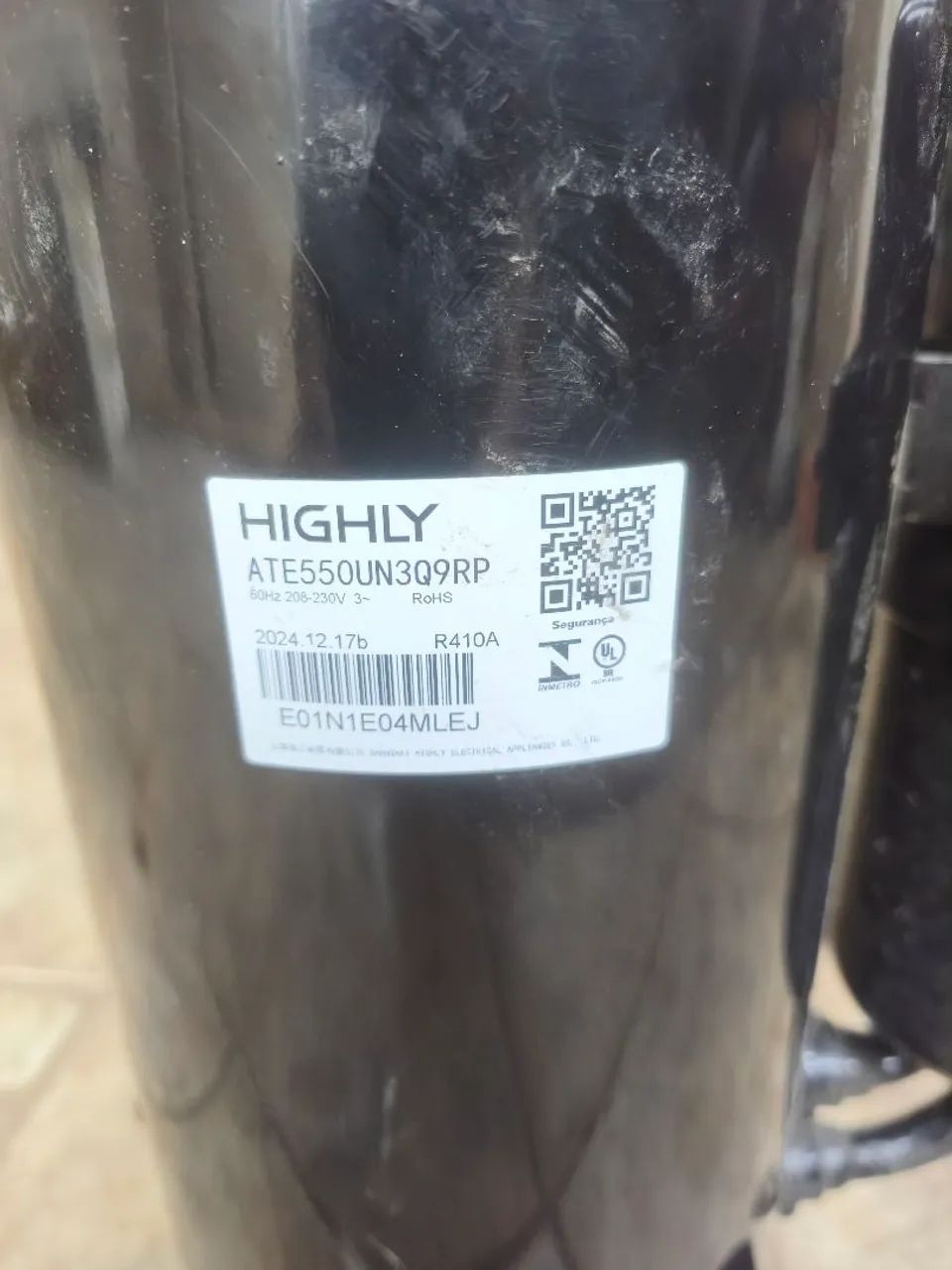 Compressor de ar condicionado de 60btus  410A novo
