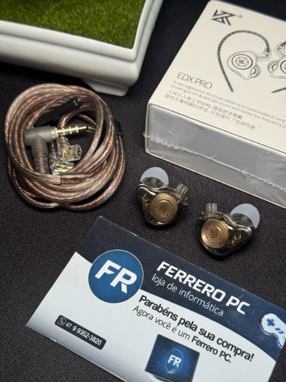 Fone de Ouvido KZ EDX PRO Black