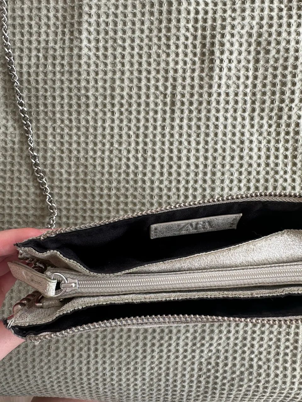 Bolsa Zara prata  - Foto 4
