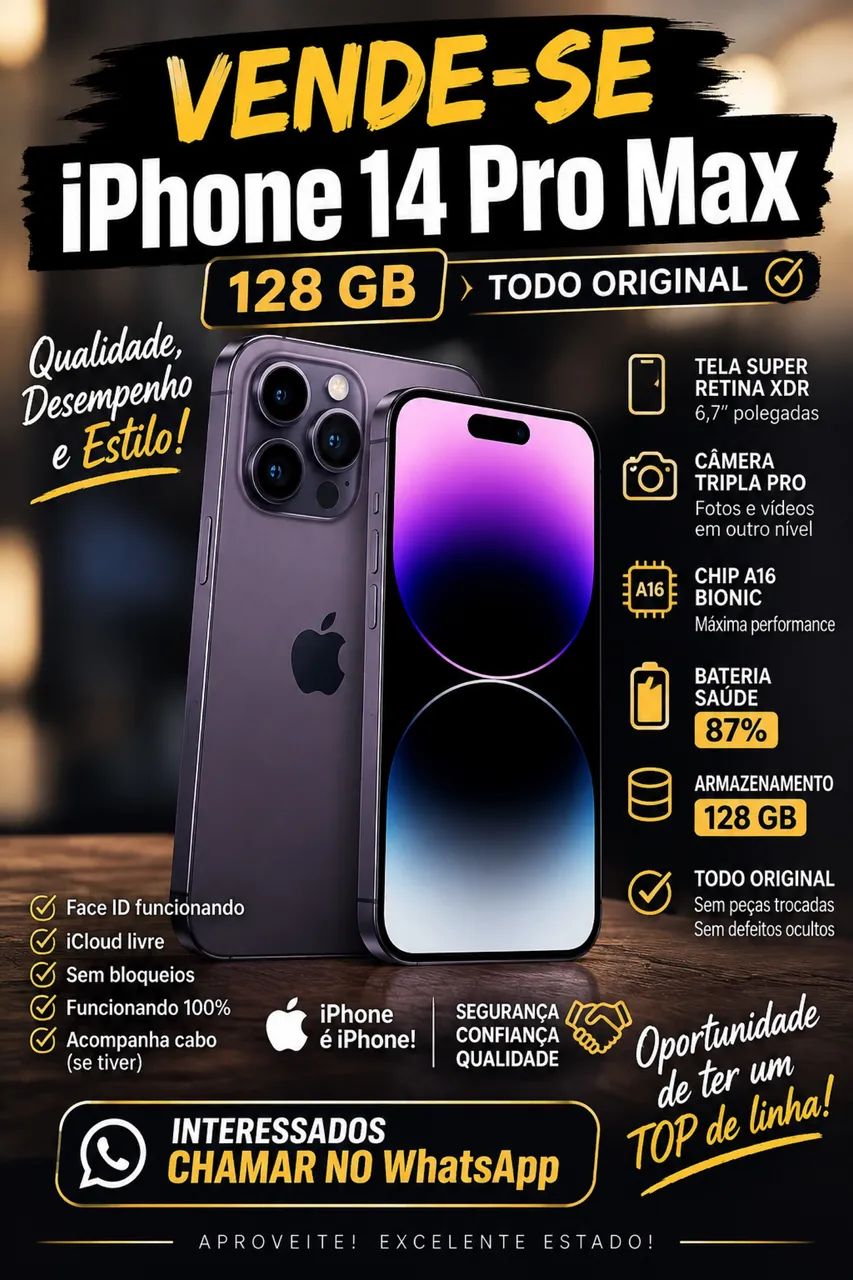 14 pro max  - Foto 2