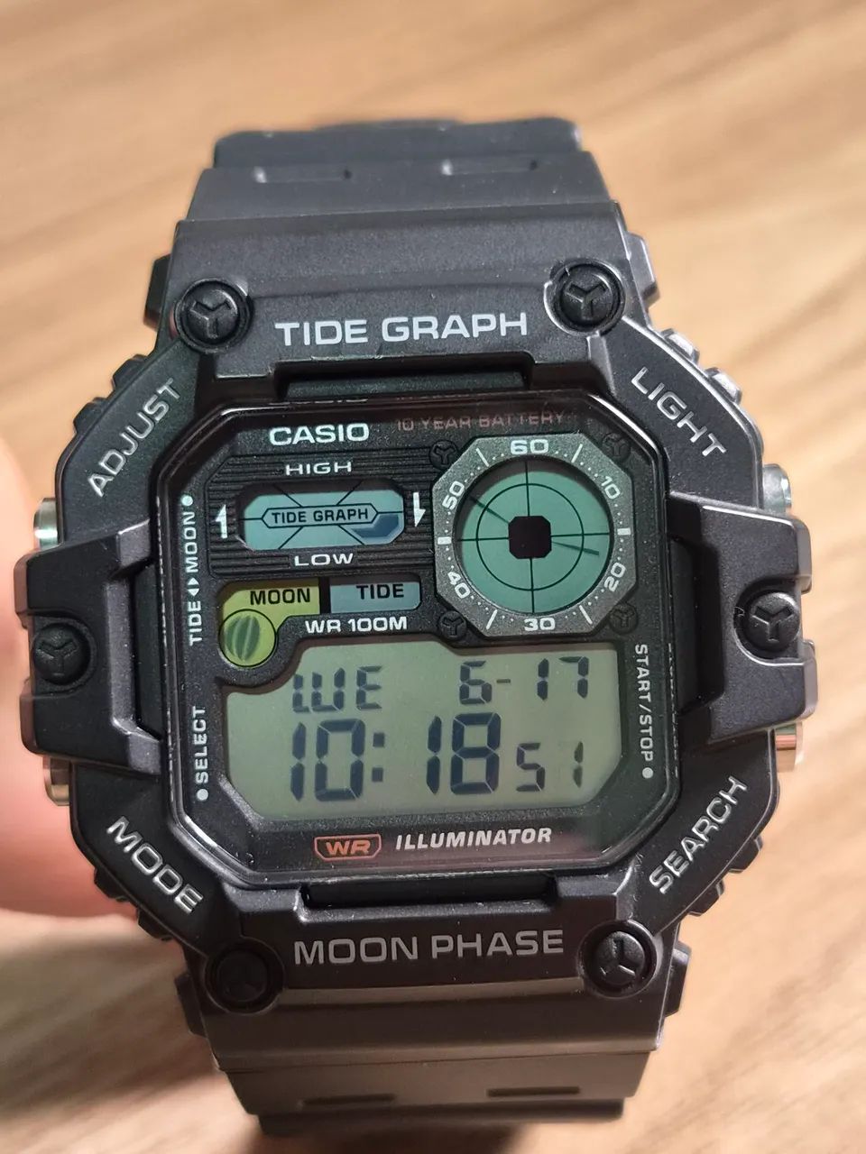 Relógio Casio Tidegraph (Maré e Fases da Lua) - Foto 5
