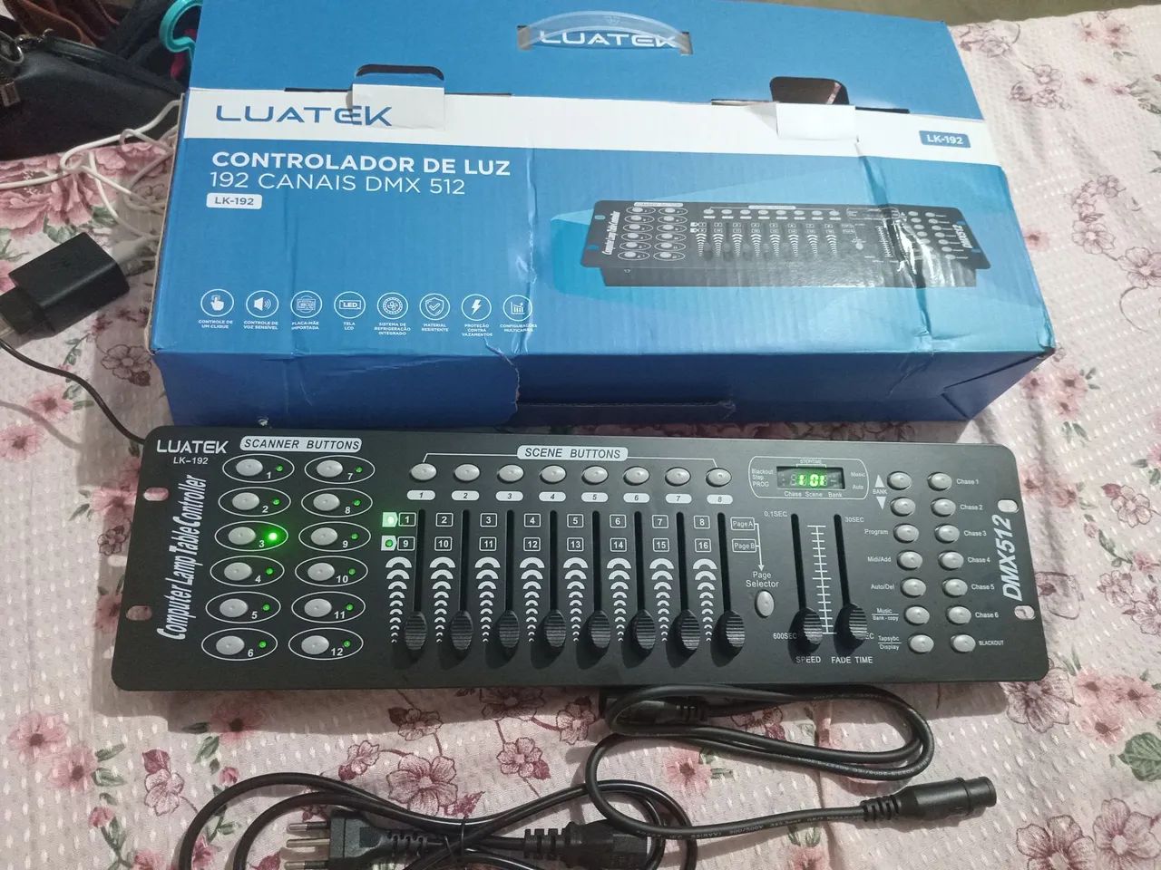 Mesa controladora de luz DMX  - Foto 2