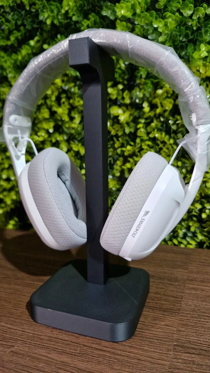 Headset Gamer SMAILWOLF L80 3 Modos Bluetooth, Wireless e Com Fio - Branco - Foto 5