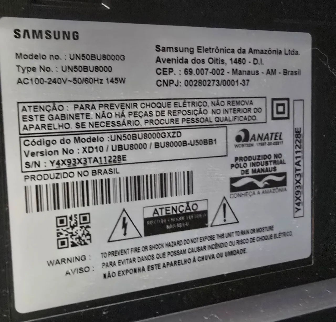 TV Samsung 50 polegadas (defeito) - Foto 2