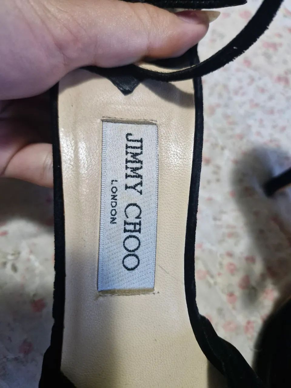 Salto Jimmy Choo veludo - Foto 3