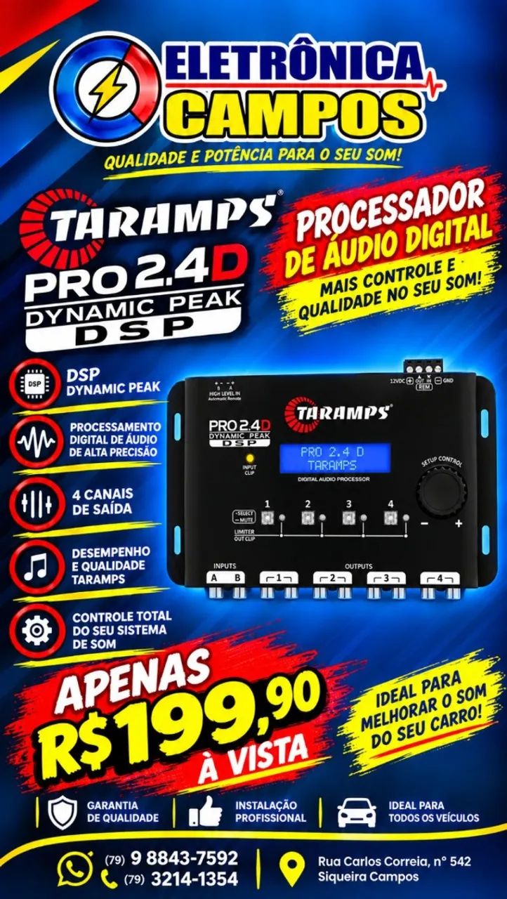 PROCESSADOR TARAMPS 2.4