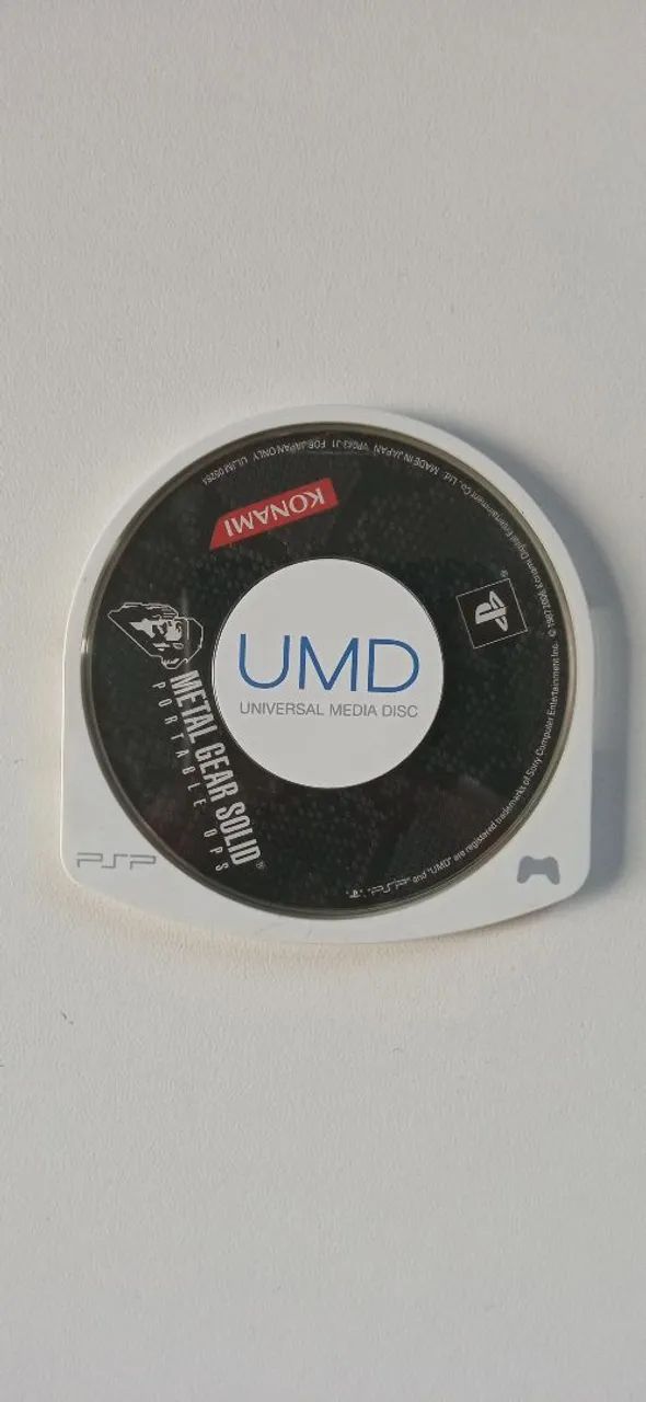 Metal Gear Solid Portable Ops PSP UMD original jp 