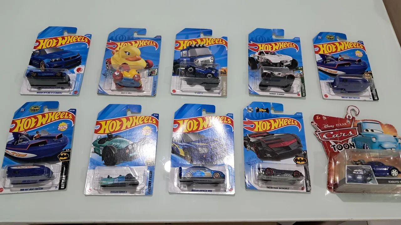 Lote de miniaturas Hot wheels 