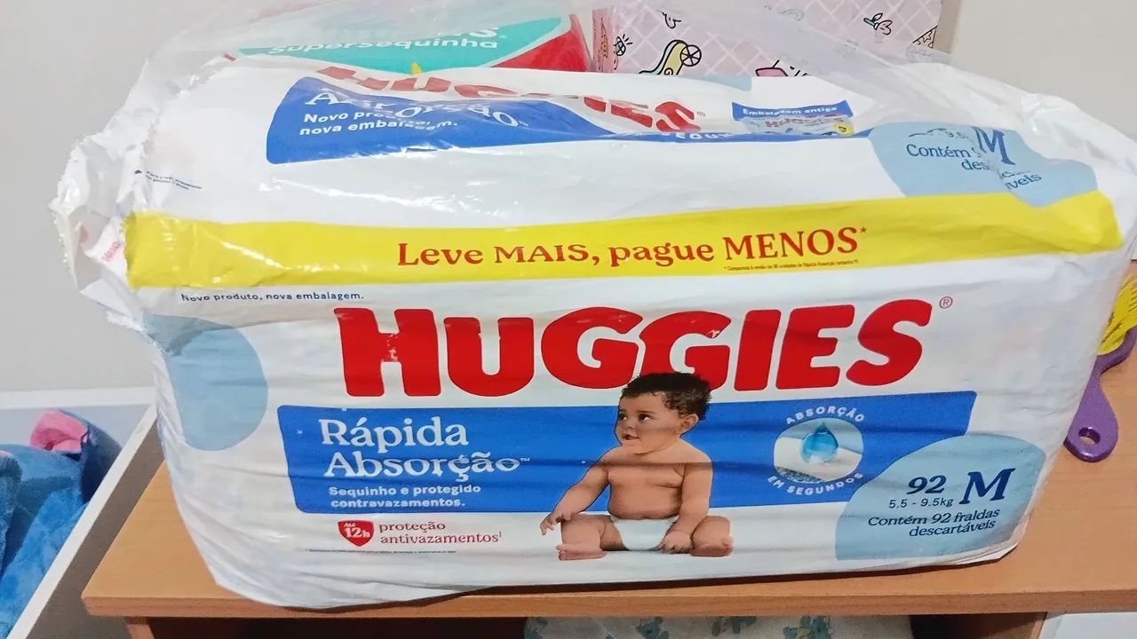 Fralda Huggies M