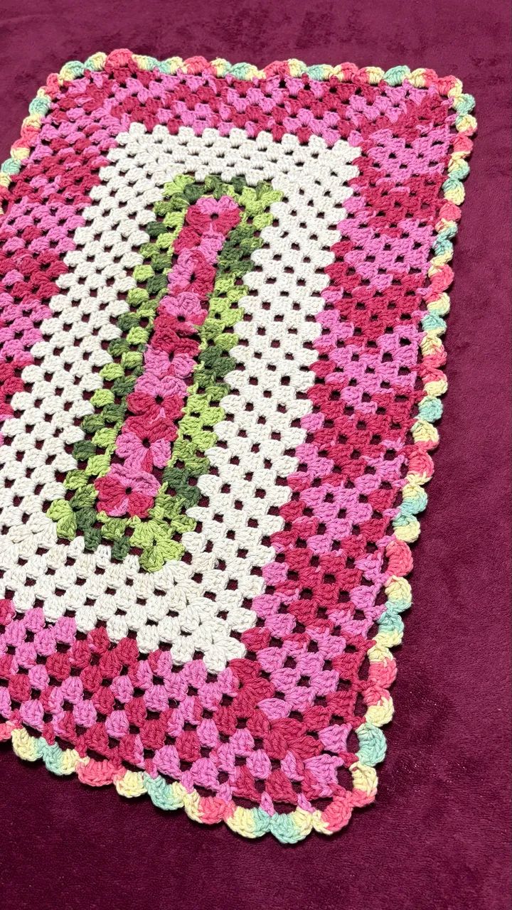 Tapete de crochê  - Foto 3